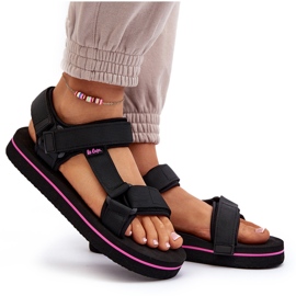 Dámské sandály na platformě Lee Cooper LCW-24-05-2751L Černé černá 11