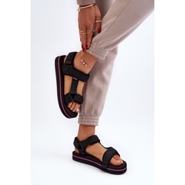 Dámské sandály na platformě Lee Cooper LCW-24-05-2751L Černé černá 8