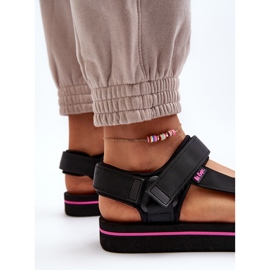 Dámské sandály na platformě Lee Cooper LCW-24-05-2751L Černé černá 10