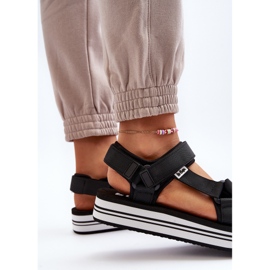 Dámské sandály na platformě Lee Cooper LCW-24-05-2753 Black černá 7