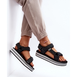 Dámské sandály na platformě Lee Cooper LCW-24-05-2753 Black černá 3