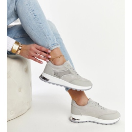 Šedé tenisky na platformě Lubna šedá 1