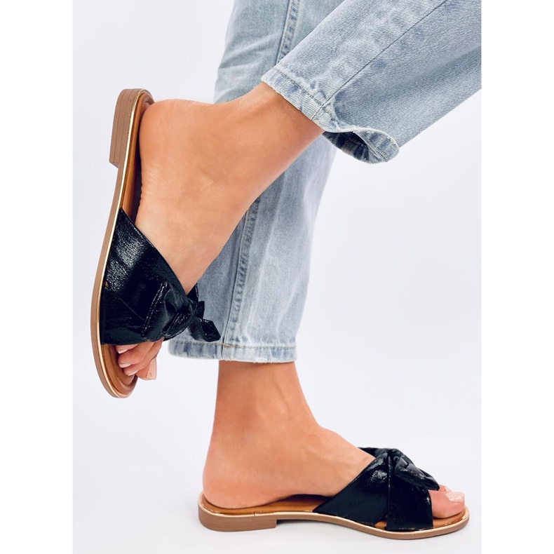 Dámské pantofle Lirio Black černá 2