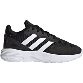 Boty Adidas Nebzed Lifestyle Lace Running Jr HQ6144 černá 1