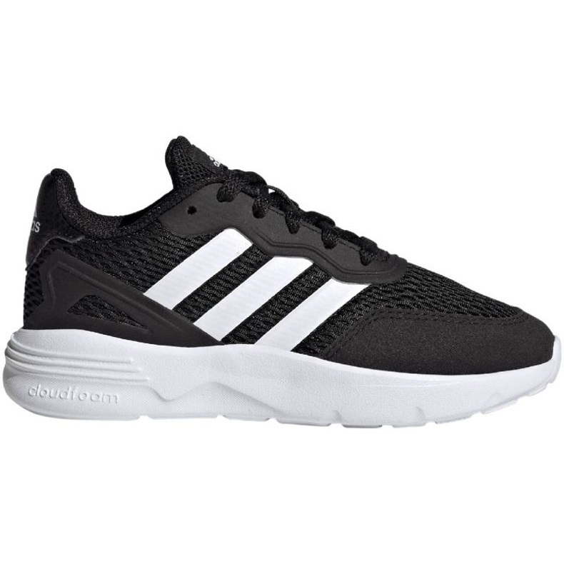 Boty Adidas Nebzed Lifestyle Lace Running Jr HQ6144 černý 1