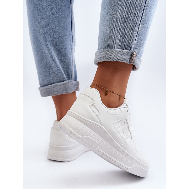 Dámské sportovní tenisky Boty bílé Frutesa bílý 1 Dámské sportovní tenisky Boty bílé Frutesa bílý 1