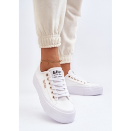 Dámské Tenisky na platformě Lee Cooper LCW-24-31-2725 Bílé bílý 4