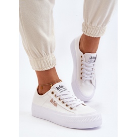Dámské Tenisky na platformě Lee Cooper LCW-24-31-2725 Bílé bílý 5
