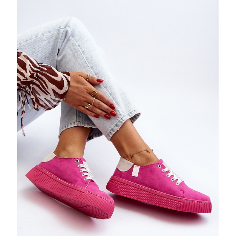 Dámské tenisky Memory Foam System Big Star NN276004 Fuchsia růžový 1