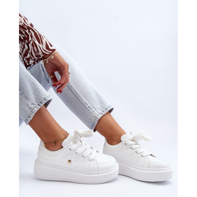 Dámské Tenisky na platformě, Bílá Asylia bílý 1