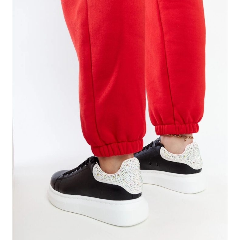 Černé tenisky na platformě GOE JJ2N4052 černá 1