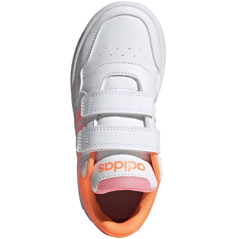 Boty Adidas Hoops 3.0 Cf C Jr H03862 bílý 1