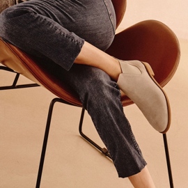 Marco Shoes Semišové Chelsea boty s gumou 2210B-813-1 béžový 1