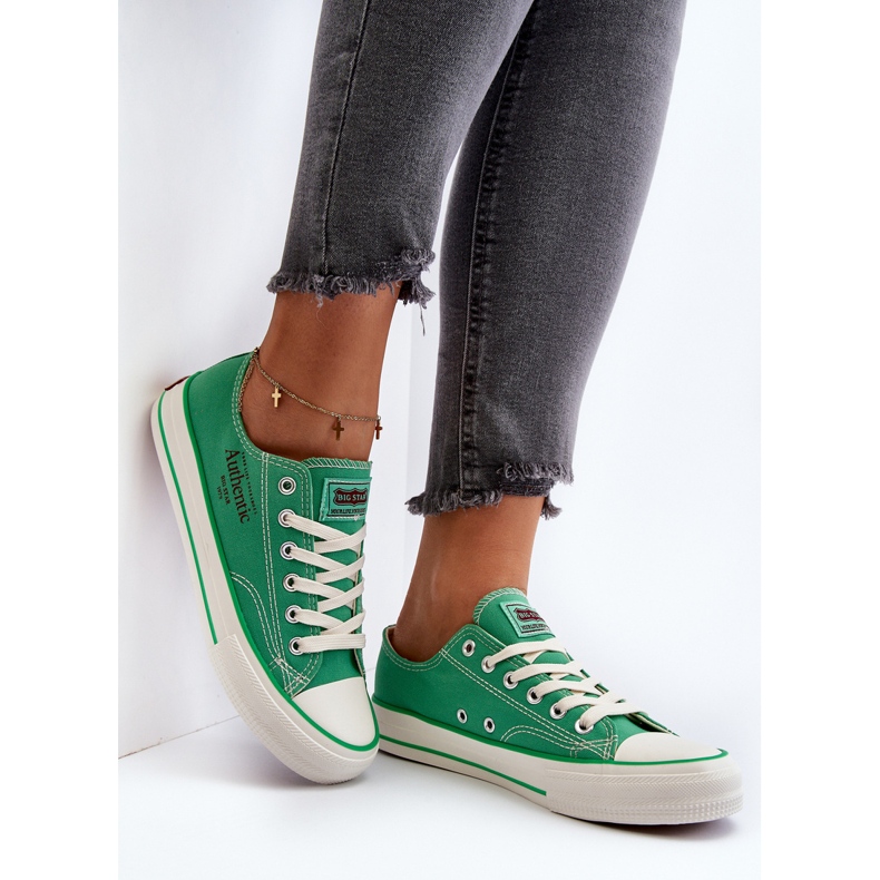 Dámské tenisky Big Star NN274240 Green zelený 2