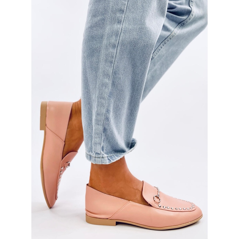 Mokasíny Taylos Pink lords růžový 2