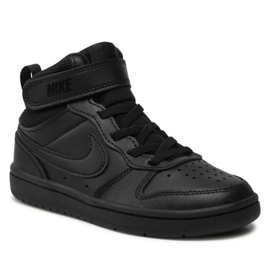 Boty Nike Court Borough Mid 2 Jr CD7783-001 černý 1