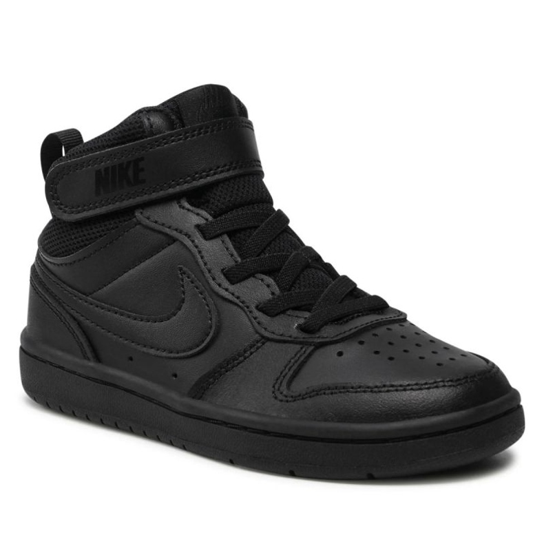 Boty Nike Court Borough Mid 2 Jr CD7783-001 černá 1
