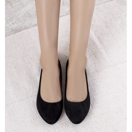 Černé lesklé balerínky Julie pro ženy černá 1