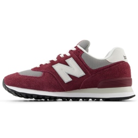 Boty New Balance U574BGH Burgundy červený 1