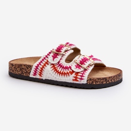 Dámské žabky s korkovou podrážkou, bílá Fannea bílý 1 Dámské žabky s korkovou podrážkou, bílá Fannea bílý 1