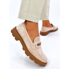 Dámské mokasíny Molla Beige béžový 3