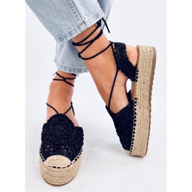 Dámské espadrilky Kalista Black černý 2