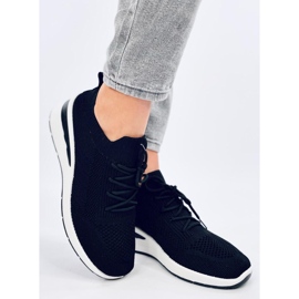 Černé Croft tenisky na klínku černá 2