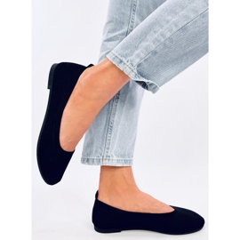 Černé ponožkové baleríny Cavaday černý 2