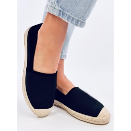 Dámské plátěné espadrilky Haydon Black černý 2