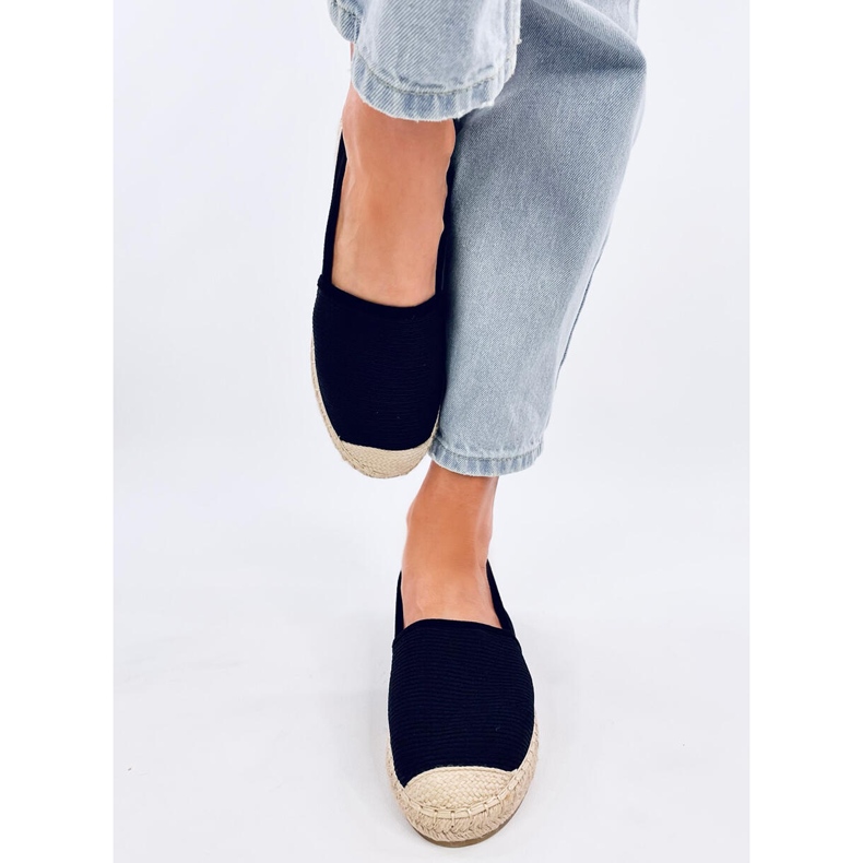 Dámské plátěné espadrilky Haydon Black černý 1