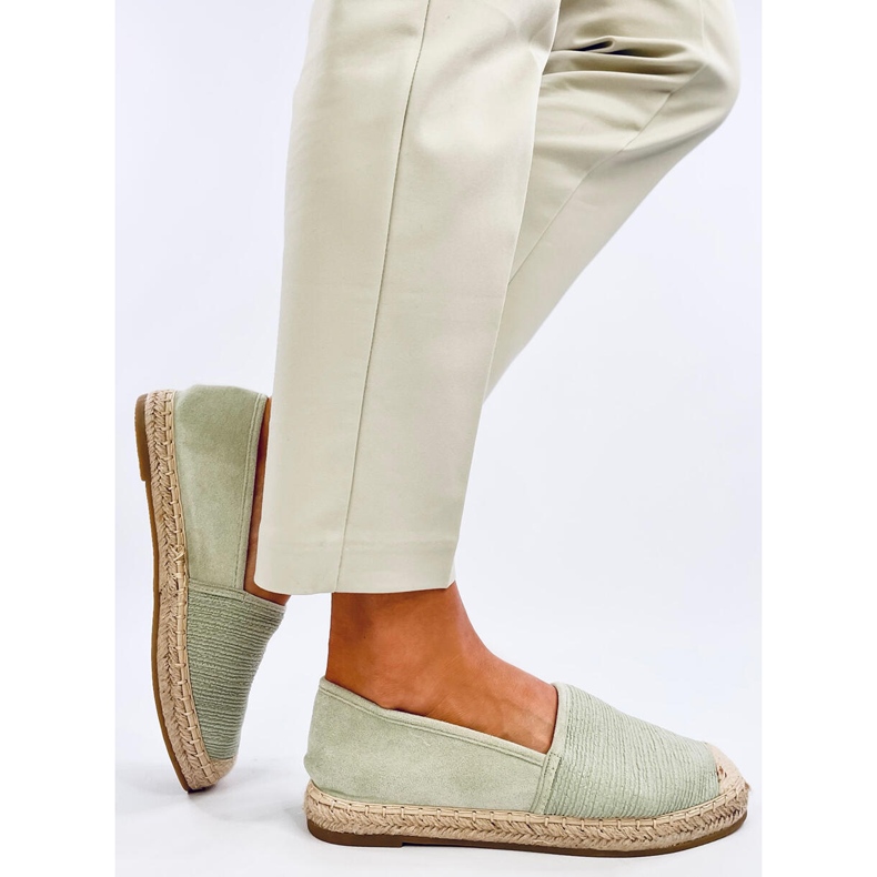 Dámské plátěné espadrilky Haydon Green zelený 2