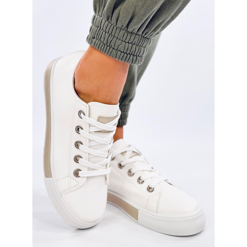 Dámské tenisky Rounds White Gold bílý 2