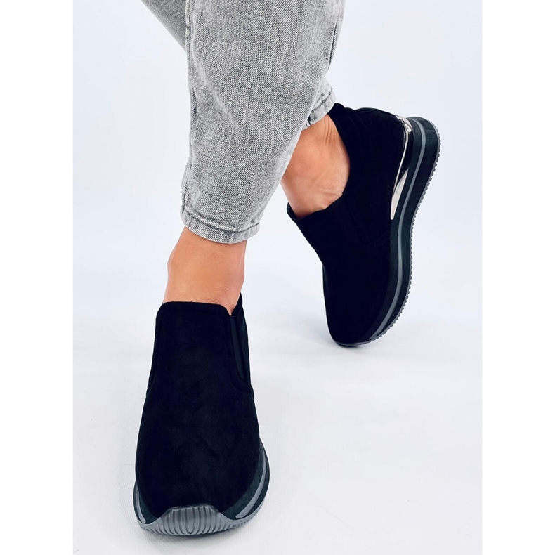 Boty na skrytém klínku Boult Black černý 1