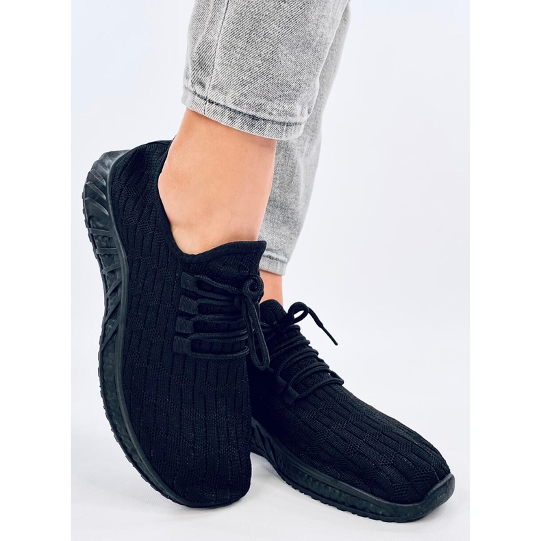 Ponožkové tenisky Barkes Allblack černý 1