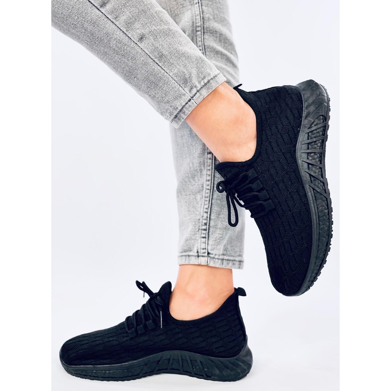 Ponožkové tenisky Barkes Allblack černá 2 Ponožkové tenisky Barkes Allblack černá 2