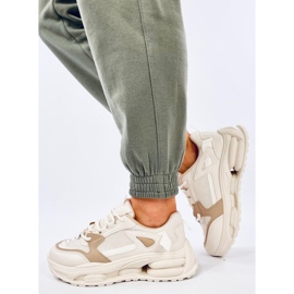 Dámské tenisky Lancasi Beige Khaki béžový 2