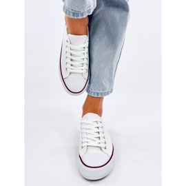 Klasické šněrovací tenisky značky Levens White bílý 1