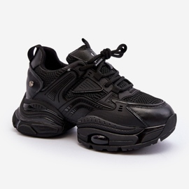 Tenisky s masivní podrážkou GOE NN2N4045 Black černá 2 Tenisky s masivní podrážkou GOE NN2N4045 Black černá 2