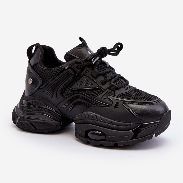 Tenisky s masivní podrážkou GOE NN2N4045 Black černá 2 Tenisky s masivní podrážkou GOE NN2N4045 Black černá 2