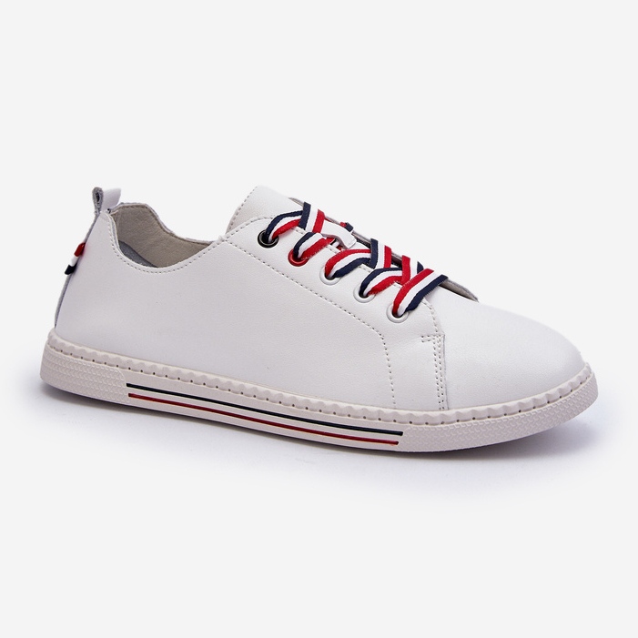 Vinceza Dámské kožené tenisky White Litzy bílý 2