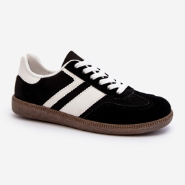 Dámské nízké tenisky sportovní boty černé Eudiopis černá 1