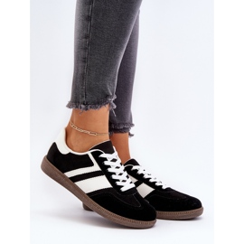 Dámské nízké tenisky sportovní boty černé Eudiopis černá 2