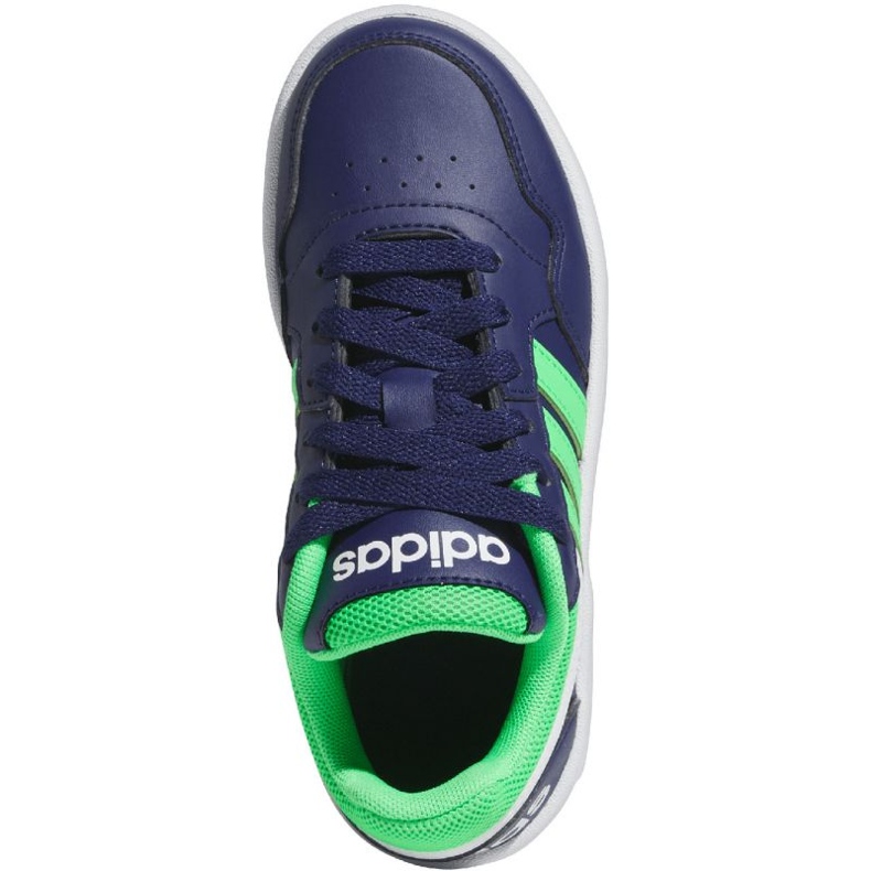 Boty Adidas Hoops 3.0 Jr IG3829 zelený 1