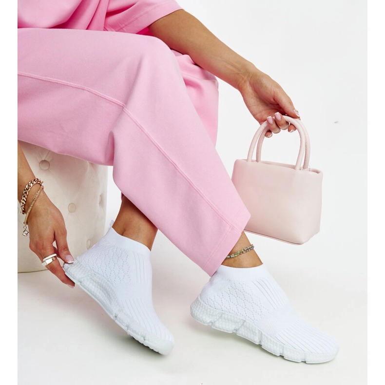 Bílé lehké sportovní tenisky Václav bílý 1