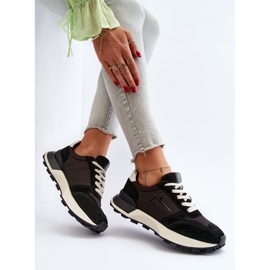 Dámské kožené tenisky Big Star NN274963 černé černá 1