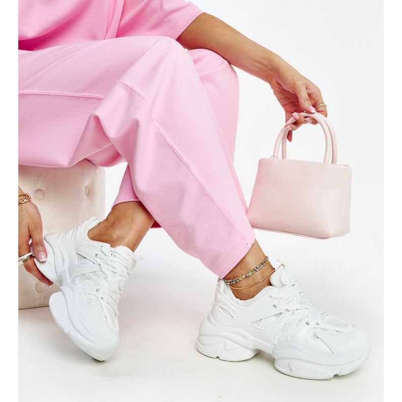 Bílé sportovní tenisky Feaven bílý 1