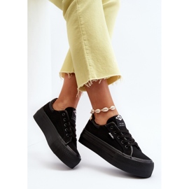 Dámské Tenisky na platformě Lee Cooper LCW-24-31-2180 Black černý 1