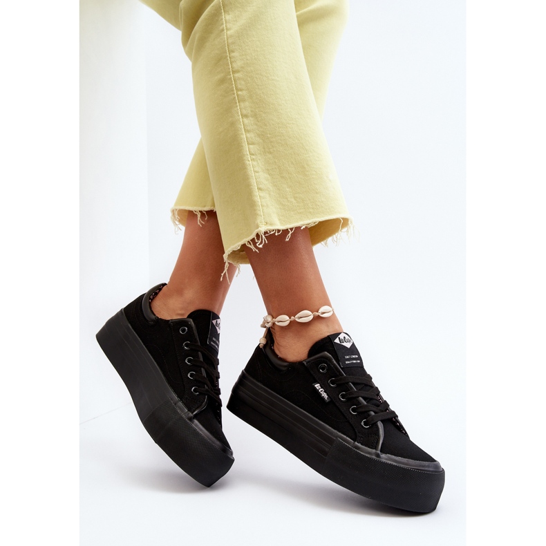 Dámské Tenisky na platformě Lee Cooper LCW-24-31-2180 Black černý 1