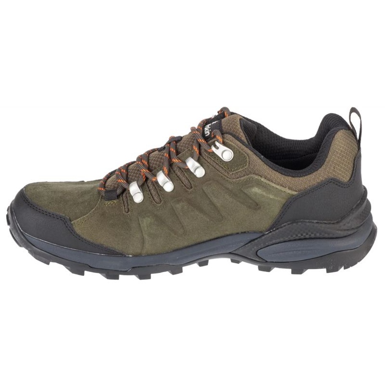 Boty Jack Wolfskin Refugio Texapore Low M 4049851-4287 zelený 1