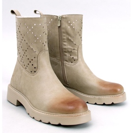 Prolamované boty Issey Green zelená 5